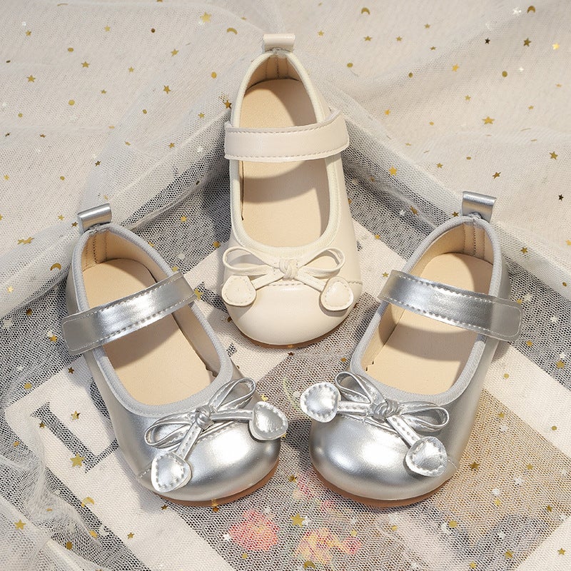 Girls'' Shoes 2026 Summer New Korean Style Baby Princess Non-Slip Soft Sole Breathable Toddler Leather Shoes Toddler Shoes - Image 5