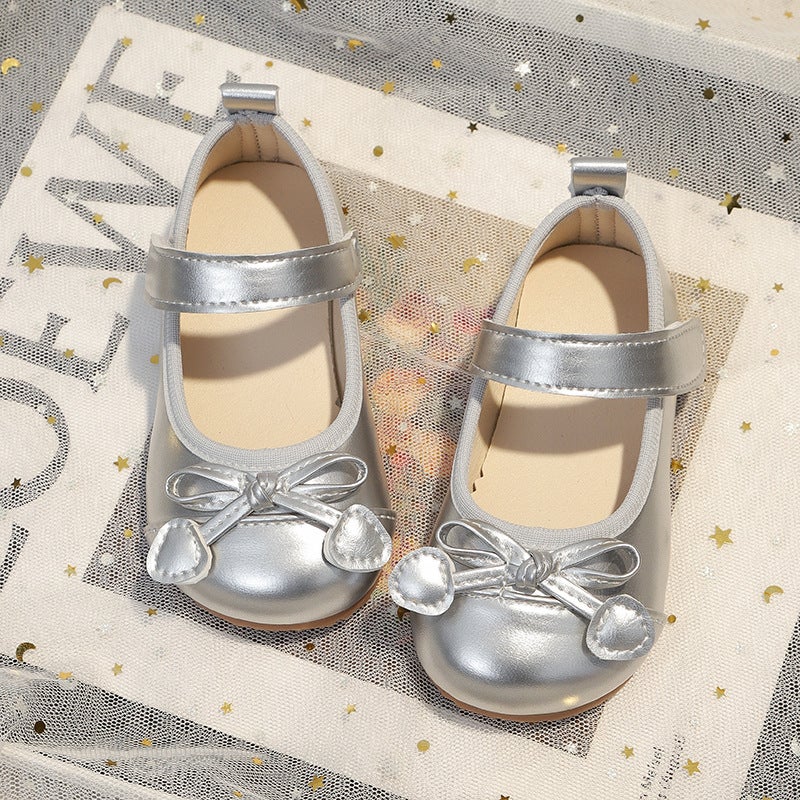 Girls'' Shoes 2026 Summer New Korean Style Baby Princess Non-Slip Soft Sole Breathable Toddler Leather Shoes Toddler Shoes - Image 3