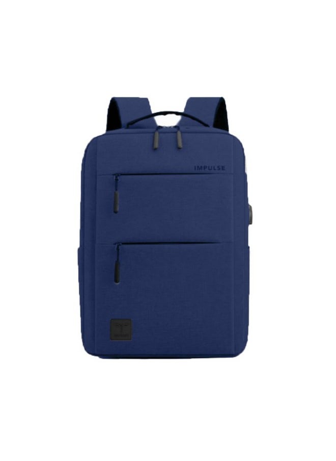 Impulse Impulse EmpowerElite 25L Unisex Water Resistant Travel Laptop Backpack with USB Charging Port/Office Bag/School Bag/College Bag/Business Bag Fits Up to 16 Inch Laptop with 1 Year Warranty (Blue)  - Image 1