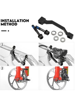 Y&D MA F180P/P2 Post Mount Disc Brake Adapter Alloy Front 180mm 7 Inch Rotor Pm A Pillar  - Image 4