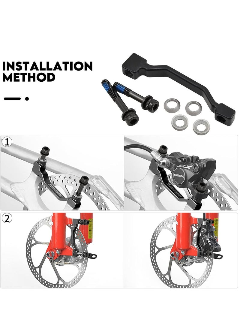 Y&D - MA F180P/P2 Post Mount Disc Brake Adapter Alloy Front 180mm 7 Inch Rotor Pm A Pillar - Image 1
