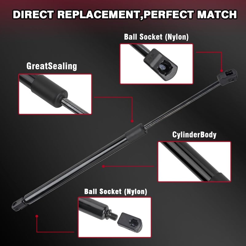 ZONFANT Front Hood Lift Supports for Ford Super Duty - Image 4