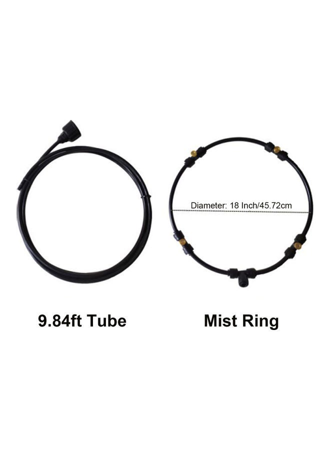 Loquat Outdoor Misting Fan Kit Black - Image 5