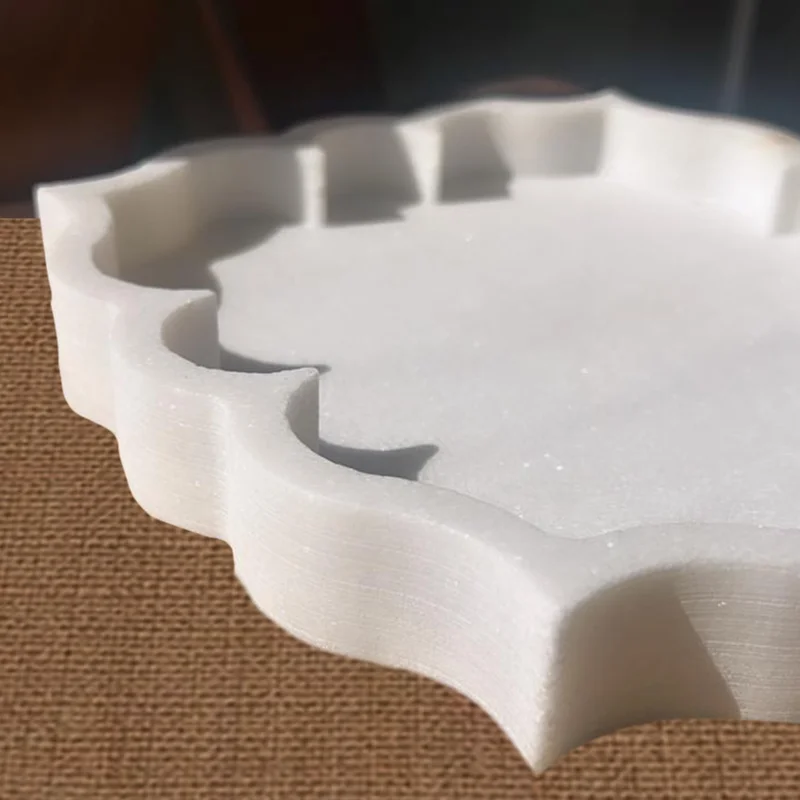 كويزيرا طبق تقديم مادينة مارفل بالرخام الطبيعي