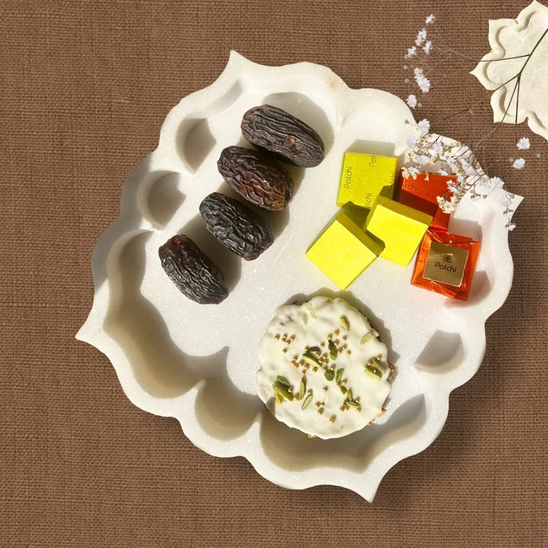 كويزيرا طبق تقديم مادينة مارفل بالرخام الطبيعي