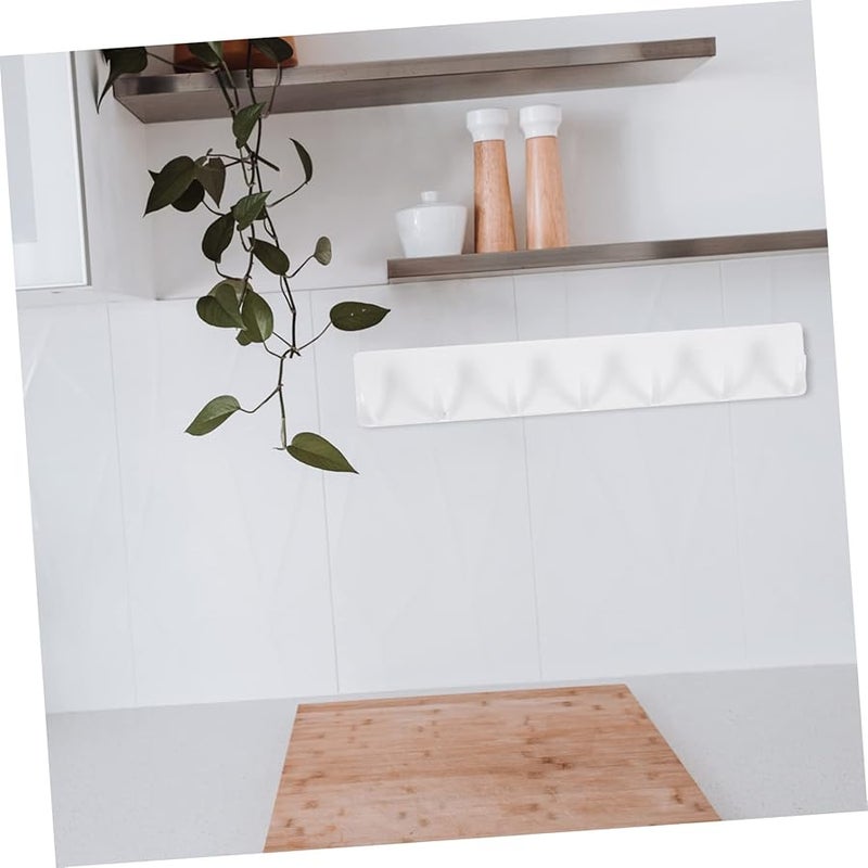 حامل أدوات المطبخ المثبت على الحائط تصميم بدون ثقوب سهولة التركيب تحمل قوي - Image 3