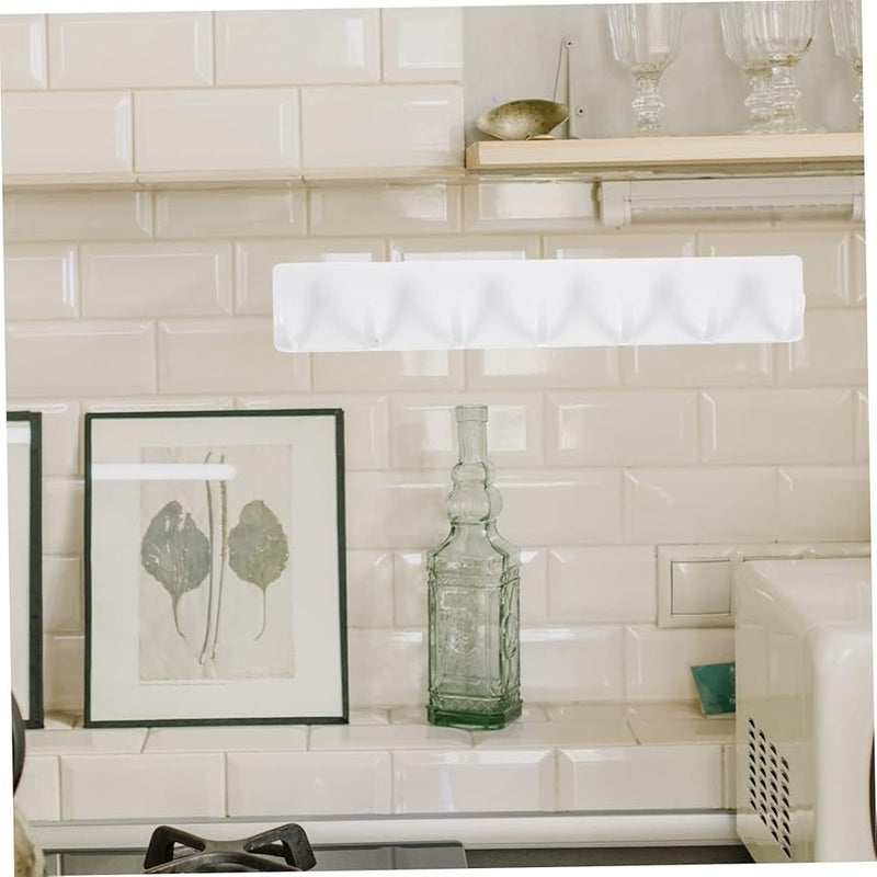 حامل أدوات المطبخ المثبت على الحائط تصميم بدون ثقوب سهولة التركيب تحمل قوي - Image 5