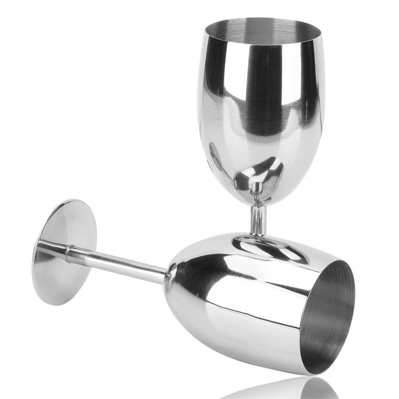 Verres À Vin En Métal Verre à vin rouge en acier inoxydable, verre highball, verre à champagne, verre à vin créatif - Image 1