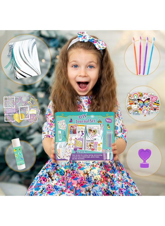 Bluejw Cross Border New DIYJOURNAL SET Children's Scrapbook Diary Suit Boys Girls Student Book Gift - Image 2