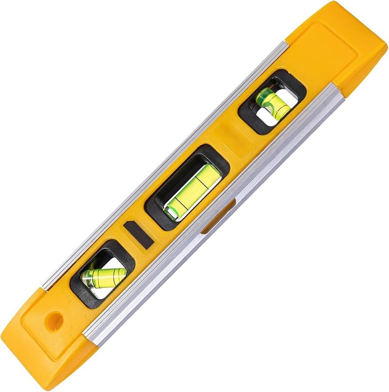 Aluminum Alloy Torpedo Level 9.1 Inch Handheld High Attachment Force 3 Vials - Image 2