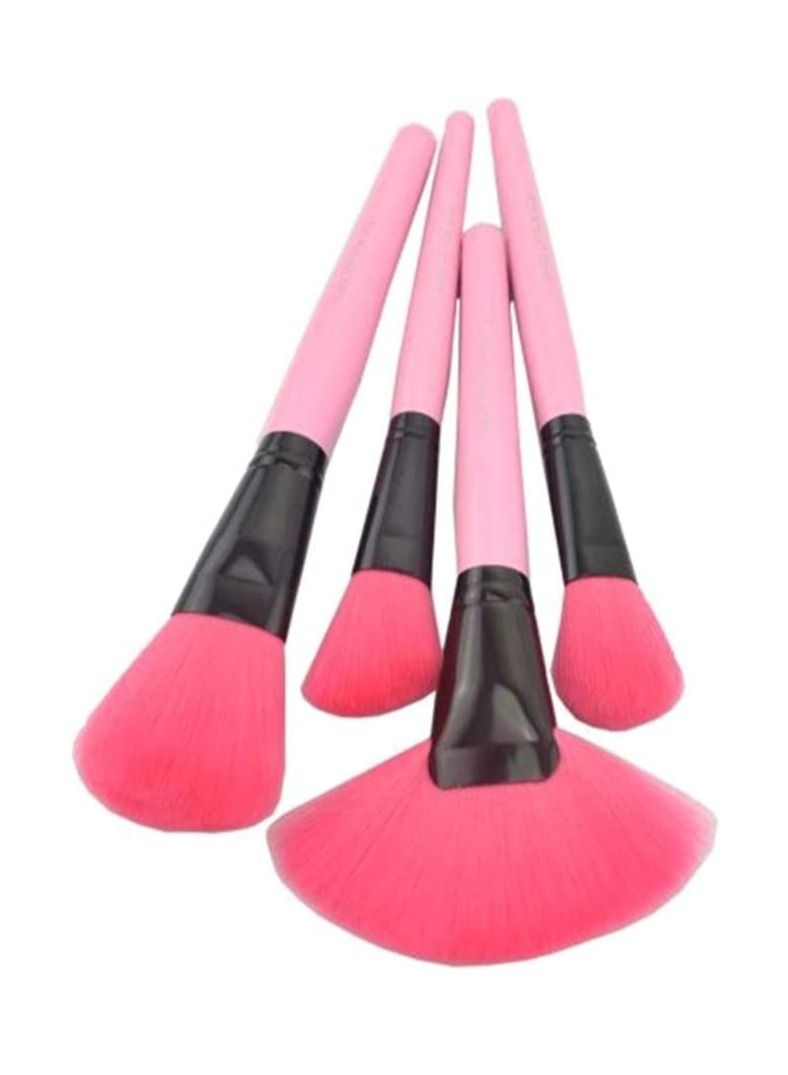 أوريتي مجموعة فرش المكياج الأساسية بمقبض خشبي، 24 قطعة - Image 4