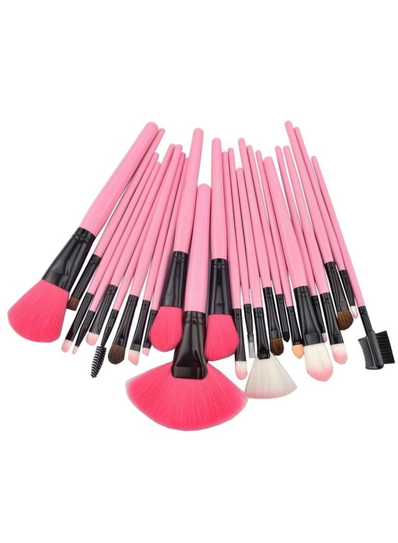 أوريتي مجموعة فرش المكياج الأساسية بمقبض خشبي، 24 قطعة - Image 2