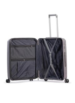 Unbreakable Trolley Travel Bag – ABS Hard Shell, TSA Lock, Double Expandable Zipper, 4 Silent Spinner Wheels – Grey - pzsku/Z1A70C0323D027ABD135FZ/45/_/1740344581/823330d7-f0de-4ac6-84a4-66c10de8a97d