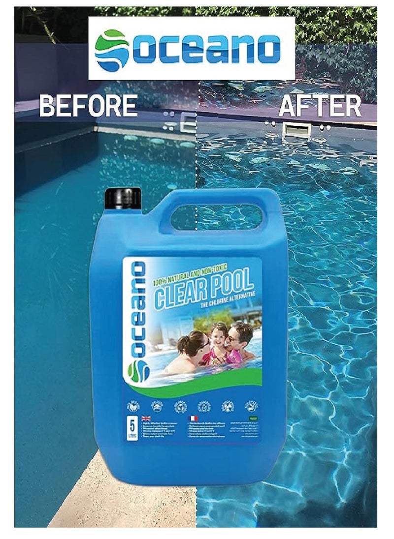 Oceano - Oceano Clear Pool The Chlorine Alternative 100% Non Toxic, Safe, Hypoallergenic, Non Caustic and Biodegradable - Image 1