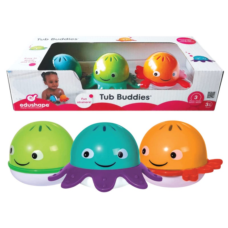 Edushape Bath Pals 3 Pack Toddler Bath Tub Bathtime Pool Water Toys for 18 Months Above - Image 3