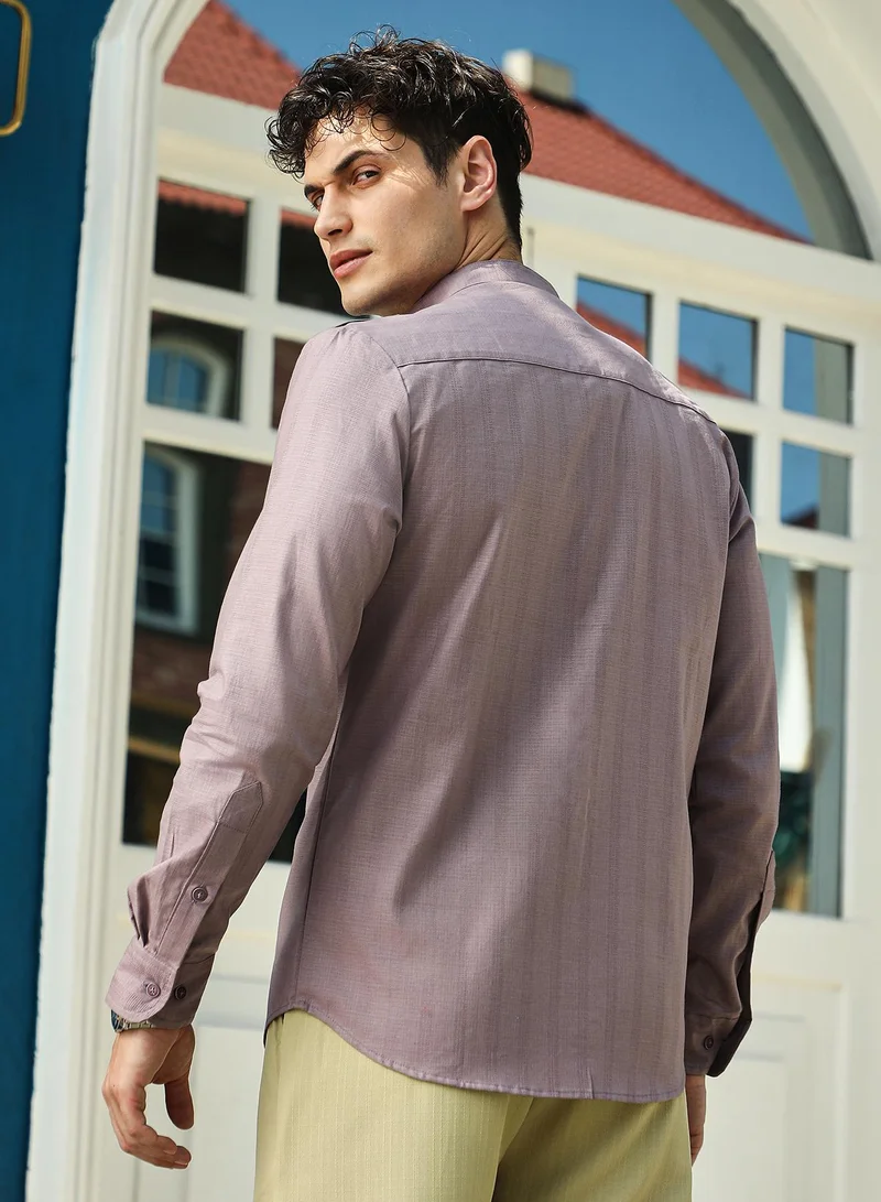 كامبوس سوترا Men's Grape Purple Linea Utility Shirt