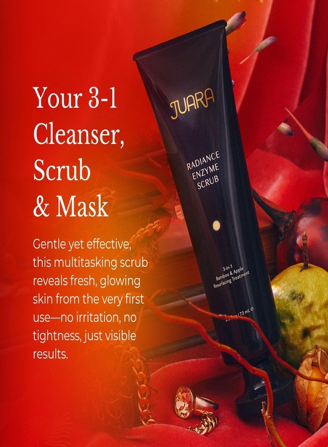JUARA - Radiance Enzyme Scrub | Sensitive Exfoliant | Brightening Facial Cleanser | Pore Clarifier | Invigorating, 3-1 Face Wash | Cruelty Free, Paraben & Sulfate Free, Vegetarian | 2.5 oz (2 Pack) - Image 5