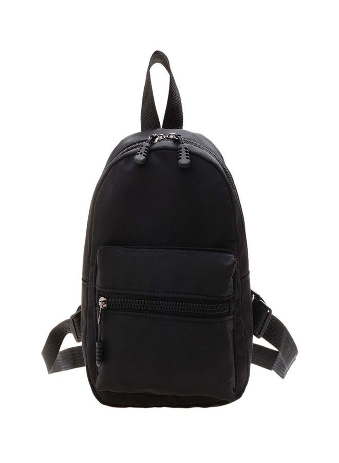 Small Backpack for Women and Girls, Mini Backpack Purse Stylish Lightweight Backpacks Casual Womens Backpacks with 2 Pockets (Black) - Image 1