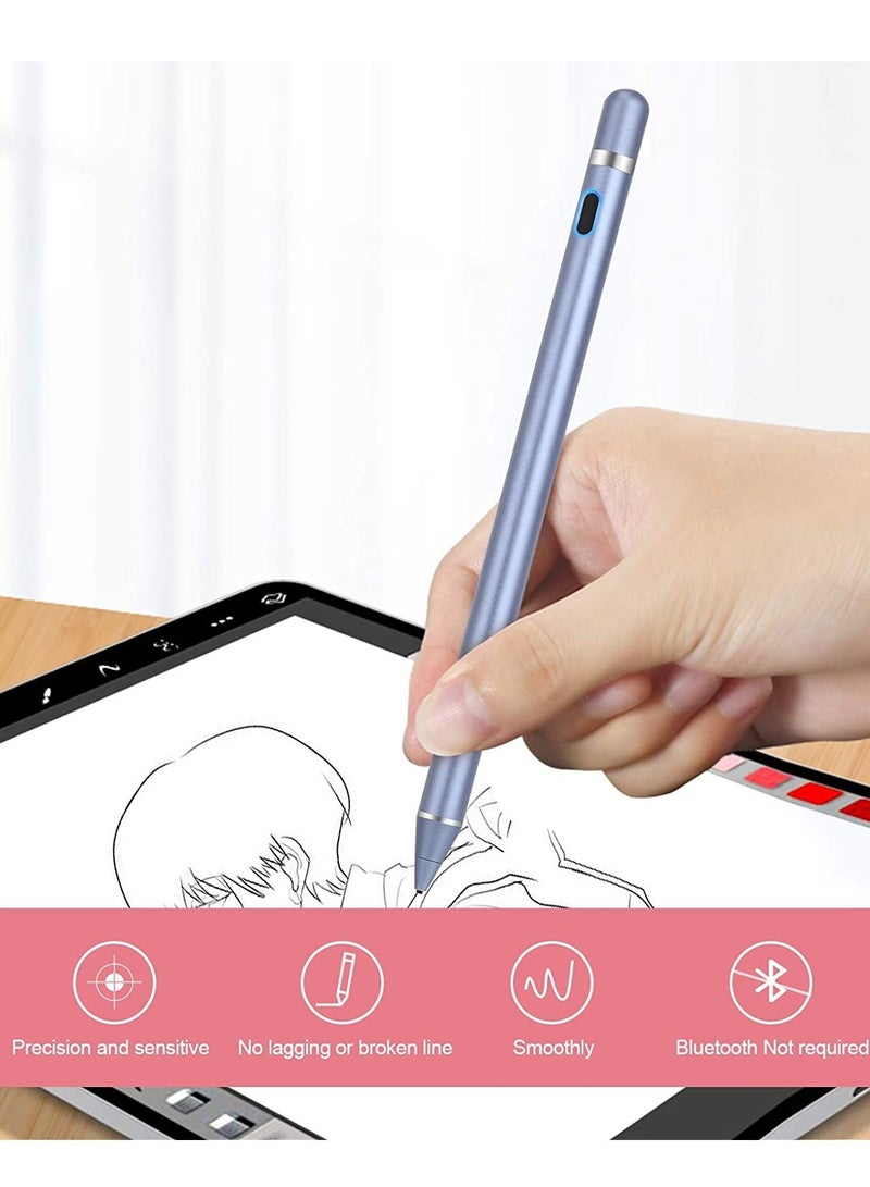 ELTRAZONE Active Stylus Pens for Touch Screens, Active Pencil Smart Digital Pens Fine Point Stylist Pen Compatible with iPhone iPad,Samsung/Android Smart Phone&Tablet Writing Drawing - Image 2