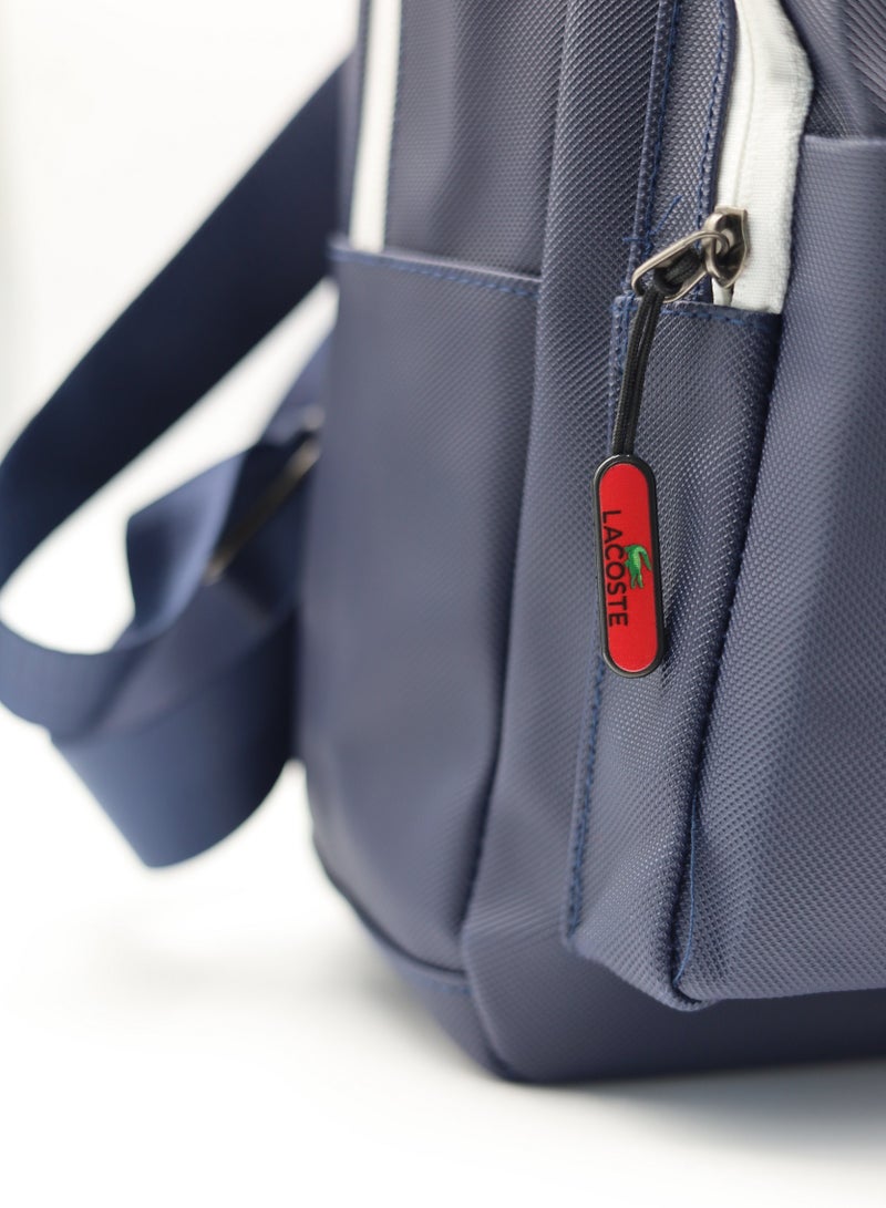 لاكوست حقيبة ظهر للرجال من لاكوست زرقاء - Image 3