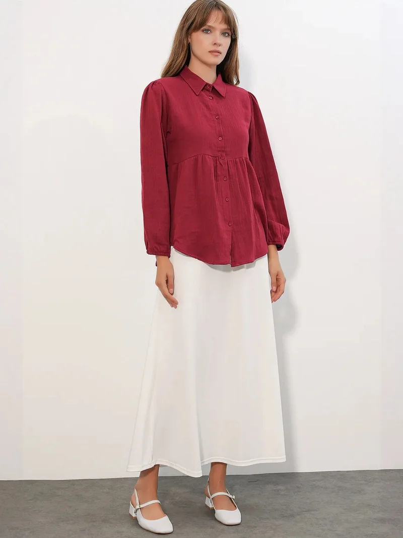 بيغ دارت BDART Oversized Cotton Long-Sleeve Shirt