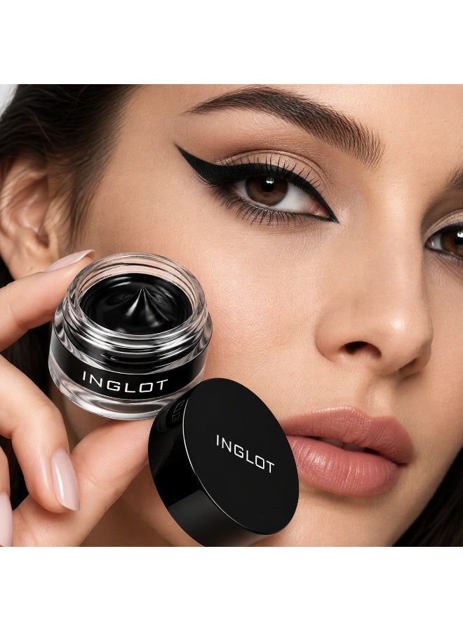 Inglot 77 Long Lasting Gel Eyeliner, Black - Image 4