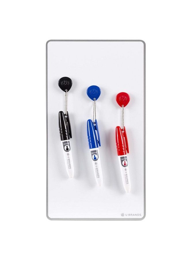 U Brands - Magnetic Frameless Dry Erase Board Value Pack 6 X 11 Inches Silver Aluminum Frame (714U0412) - Image 1