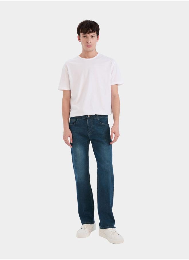 DeFacto DeFacto Men's Light Wash Blue Jeans  - Image 4