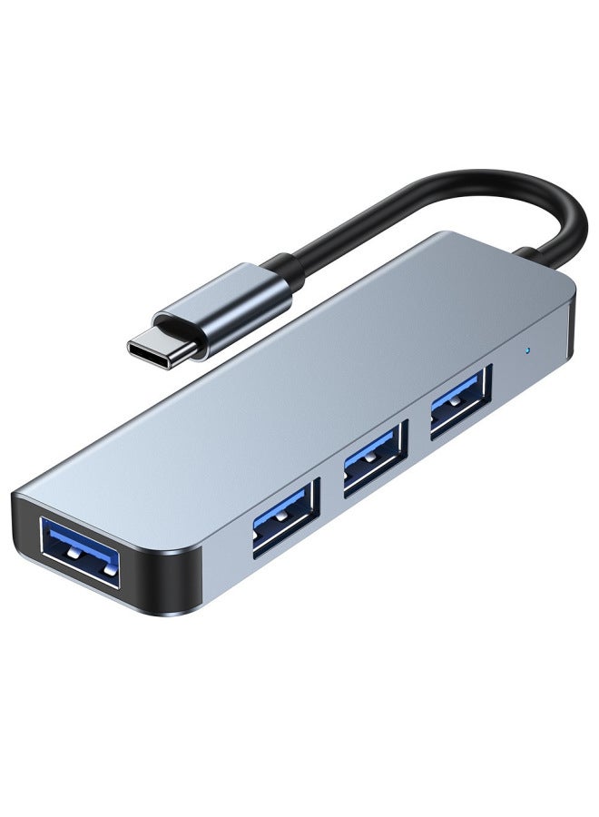 Two-to-seven Splitter Eight-in-one Docking Station Usb3.0 High-speed Transmission Hub Docking Station Multi-function Hub-Color:Type-c Four-in-one  - Image 1