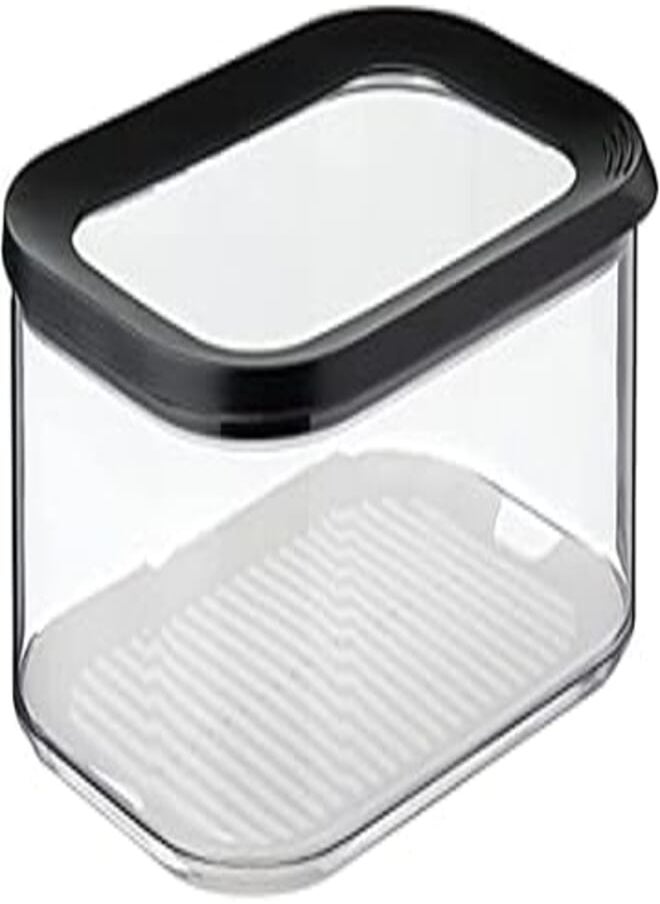Mepal - Mepal – Cheese box for fridge Modula black - 2000 ml storage box with lid for cheese chunks and slices in the fridge – Airtight cheese container – Kitchen storage & fridge organizer - Image 1