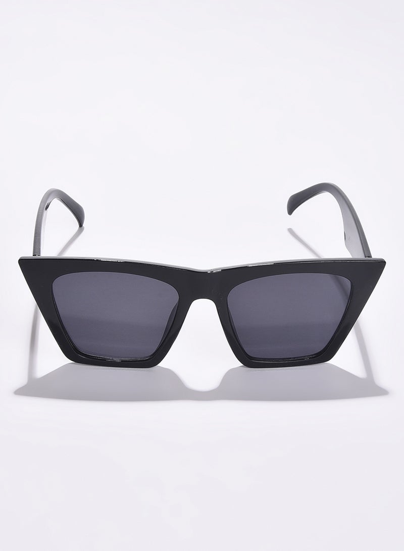 Haute Sauce Black Lens Black Butterfly Sunglasses  - Image 3