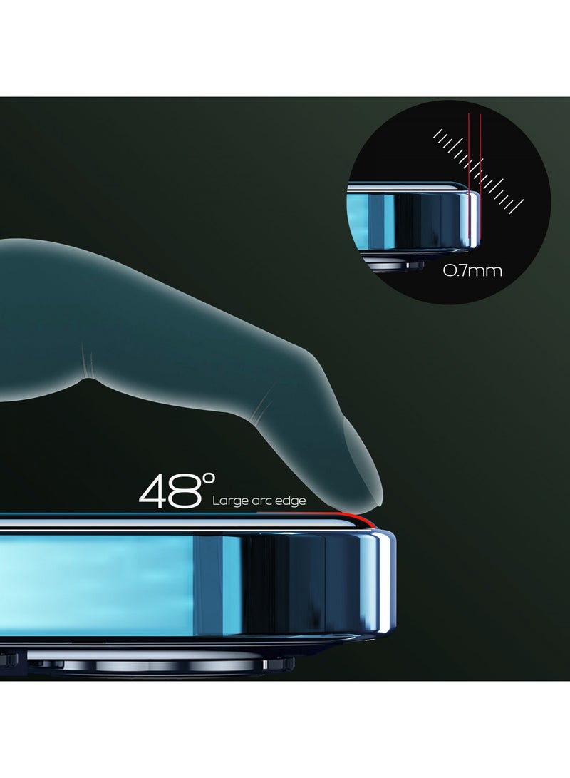 GREEN LION iPhone 12 Pro Max (6.7") Screen Protector 9H Steve Strong Full Glass / Bubble Free / Highly Responsive / Anti Fingerprint / Grease Resistance / Anti Scratch / Crystal Clear - Black Edge/Clear - Image 4