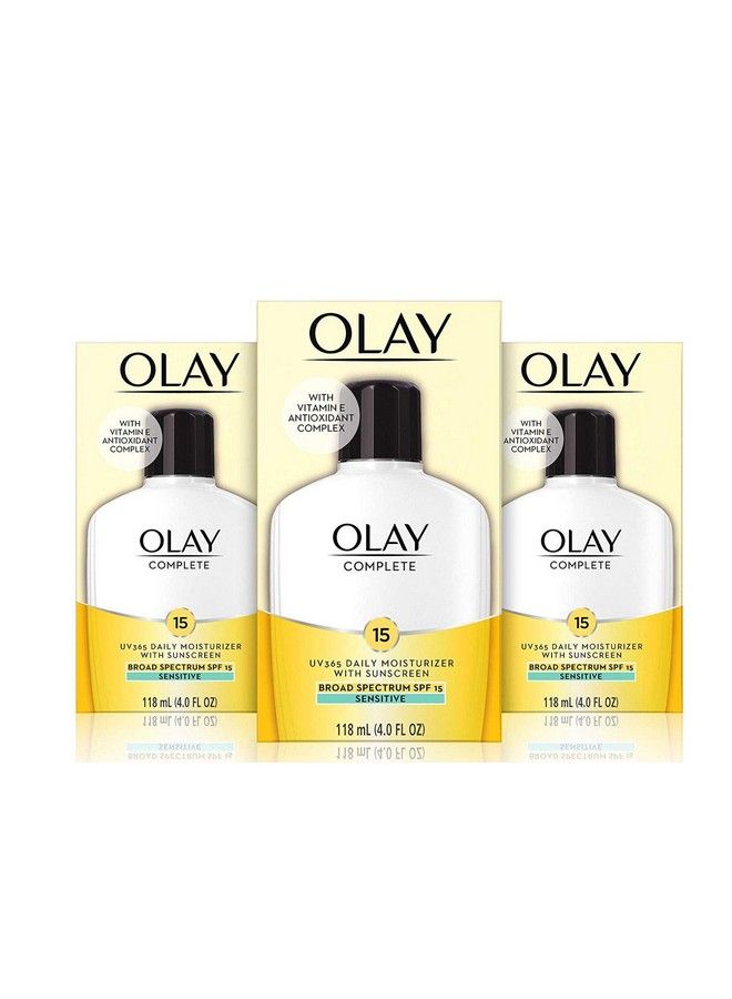 Olay Complete Lotion Moisturizer With Sunscreen Spf 15 Sensitive 4.0 Ounce 3 Count - Image 1
