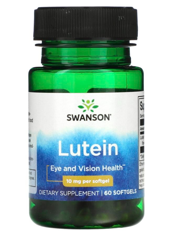 Lutein 10 mg 60 Softgels