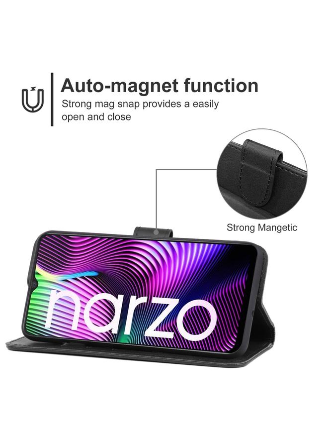 S-TOP Case For OPPO Realme Narzo 20 Leather Phone Case - Image 4