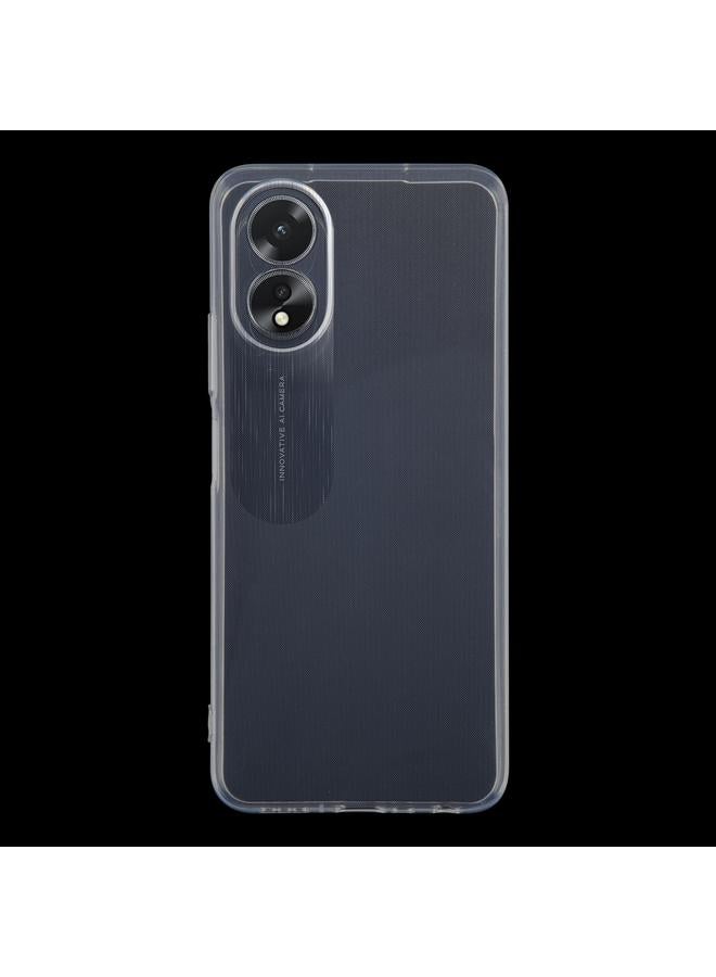 اس-توب جراب لهاتف OPPO A38 جراب TPU شفاف فائق النحافة - Image 2