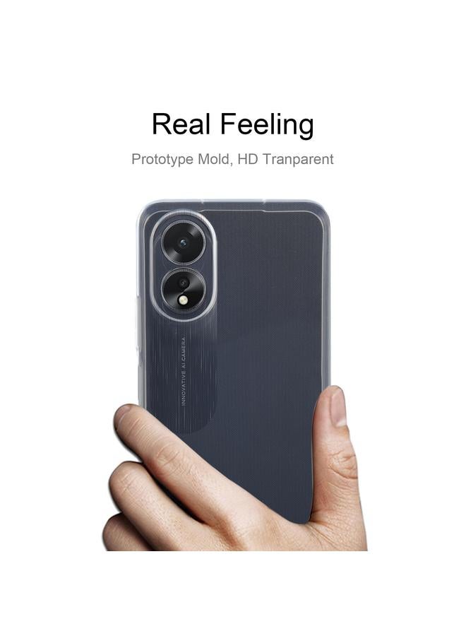 اس-توب جراب لهاتف OPPO A38 جراب TPU شفاف فائق النحافة - Image 3