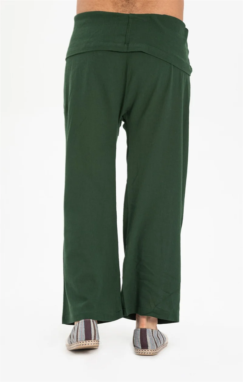 اليش شيل بيزي Men's Sile Diaper Thai Fishing Trousers Green Ysl