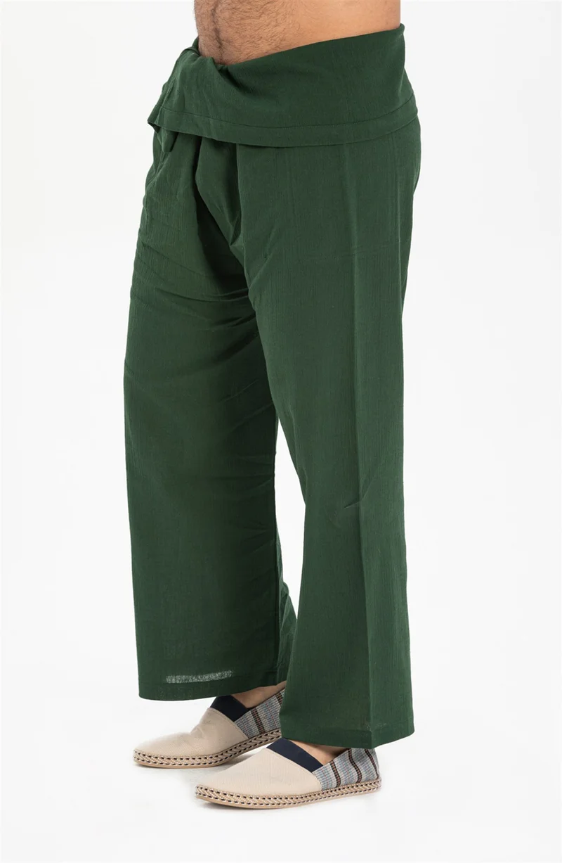 اليش شيل بيزي Men's Sile Diaper Thai Fishing Trousers Green Ysl