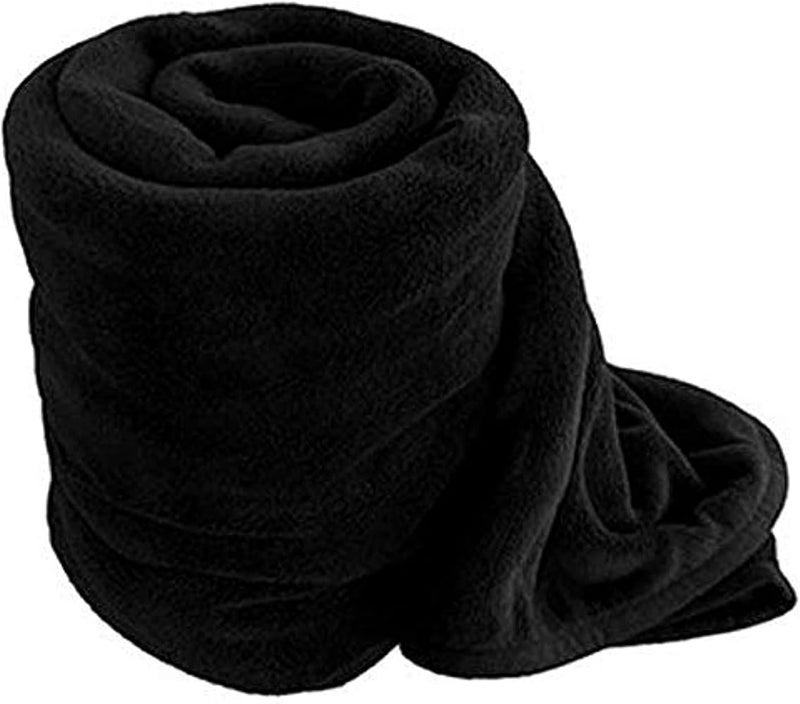 بطانية فاخرة من الصوف بلون أحمر كورالي، مقاس كينج، سوداء، الأبعاد: H35.2 x W45 x D14.2 سم