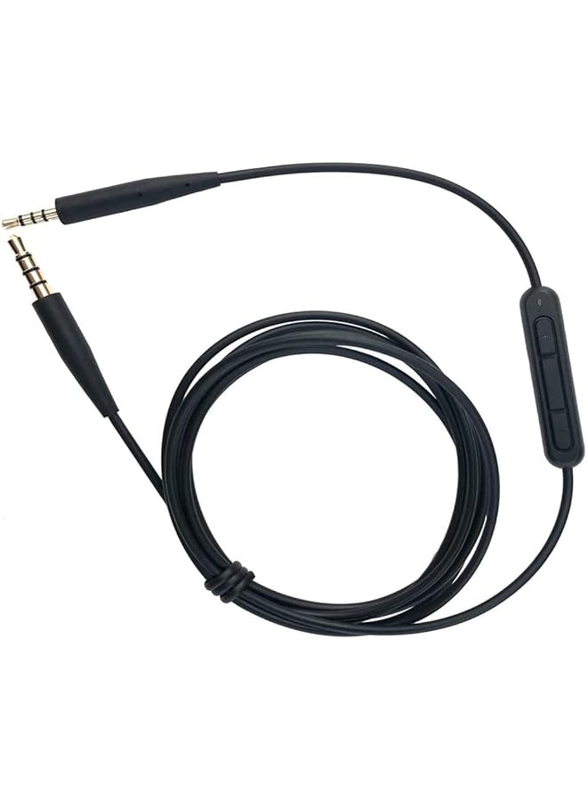 Replacement Mic Cable For Bose 700 Quiet Comfort Qc45 Qc35 Qc25 Soundtrue Oe2 Ae2 Headphones Extension Cord With In Line Microphone Volume Control 3.5Mm To 2.5Mm - Image 1
