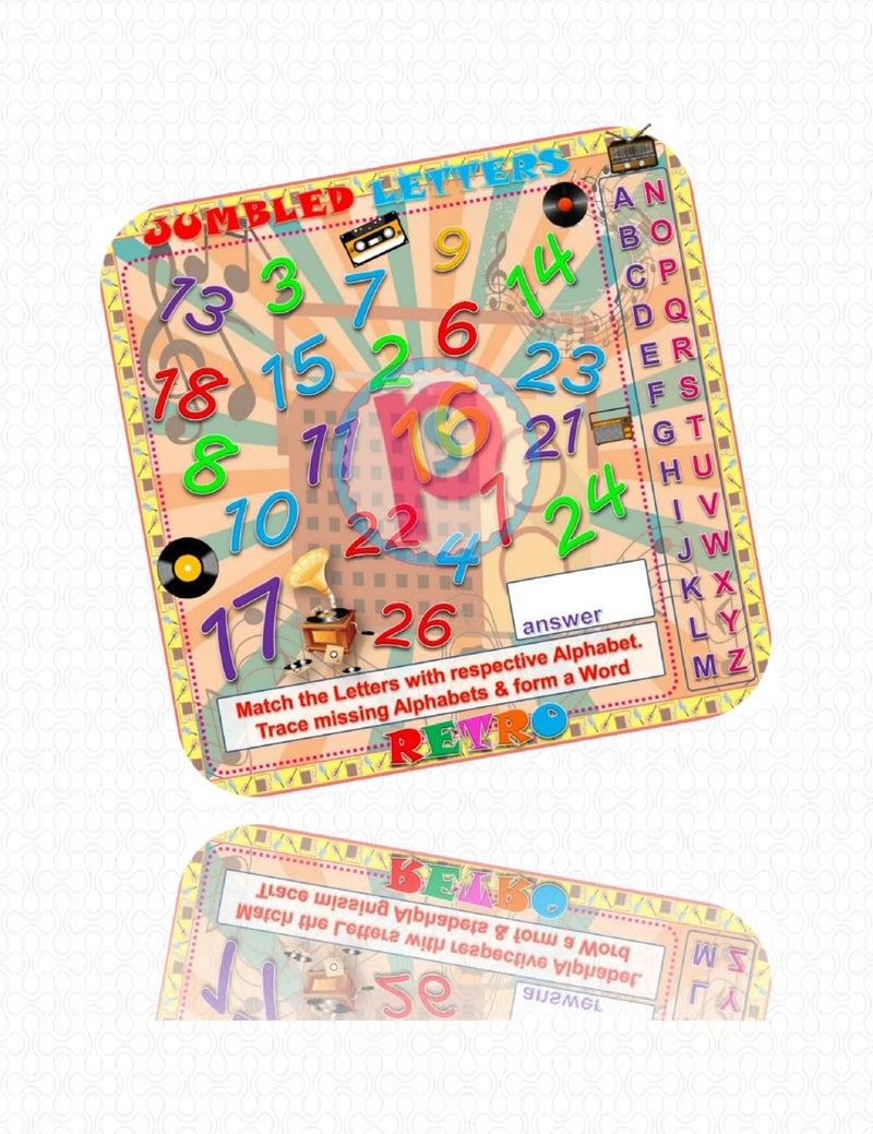 PartyStuff Paper Games - Retro Guess Missing Word (36 Piece) - Image 2