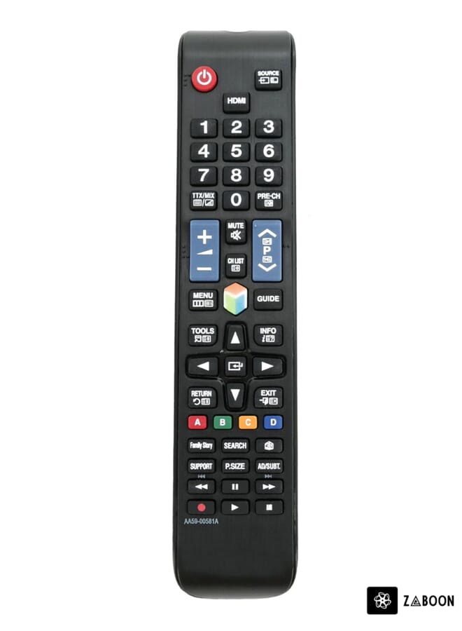 Zaboon Remote Control For Samsung LCD/LED Smart TV Black