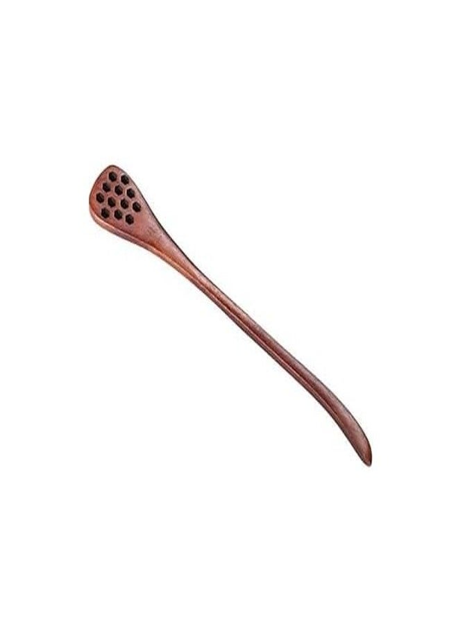 WaigN Brown Honey Dippers, Handmade Spoon Stirrer, Long Handle Honey Dipper Mixing Stick, Wooden Honey Dipper, Handmade Honey Drizzler for Kitchen and Dining, Honey Dippers, Servers - Image 1