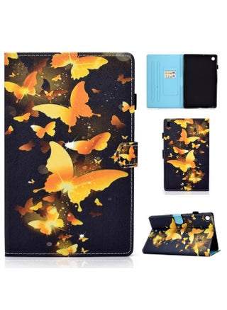 Samsung Galaxy Tab A9 Colored Drawing Stitching Horizontal Flip Tablet Leather Case Golden Butterfly - pzsku/Z1A7248A17A12E55002A0Z/45/_/1717259188/38b7279f-8004-4dbb-b534-30c286b35964