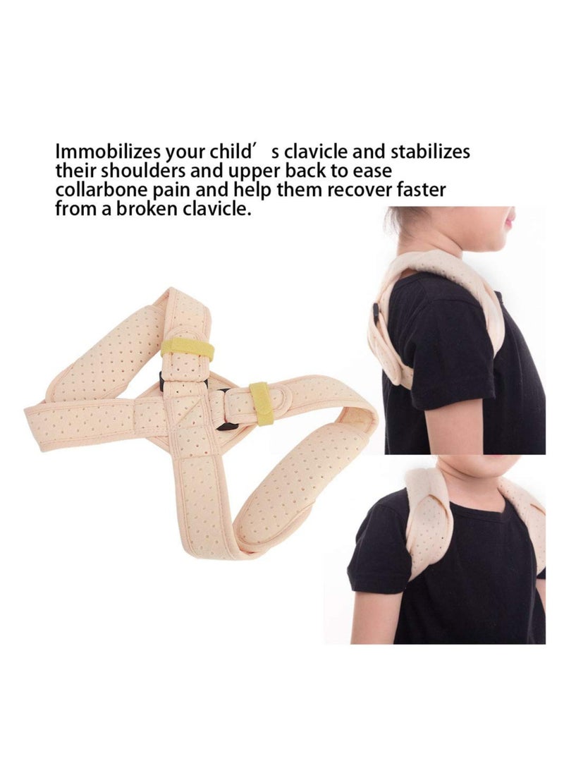 SYOSI Clavicle Support, Posture Corrector, Kids Back Brace Shoulder Belt for Injuries & Fractures and Shoulder Support Strap for Upper Back Straightening, Posture Corrector for Women and Men  - Image 4