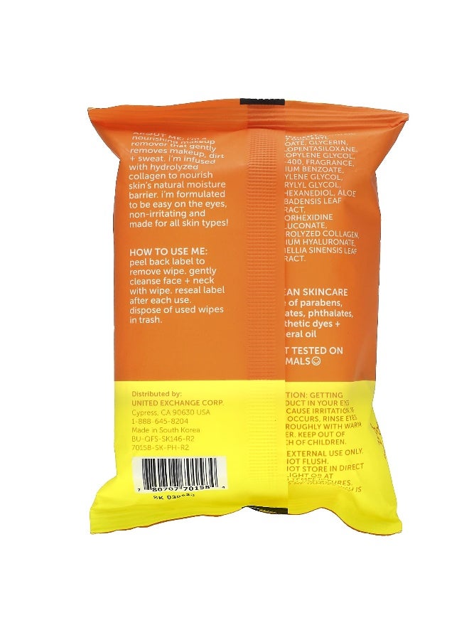 Nu Pore Nu-Pore, Collagen Makeup Remover Facial Wipes, 25 Wipes  - Image 3