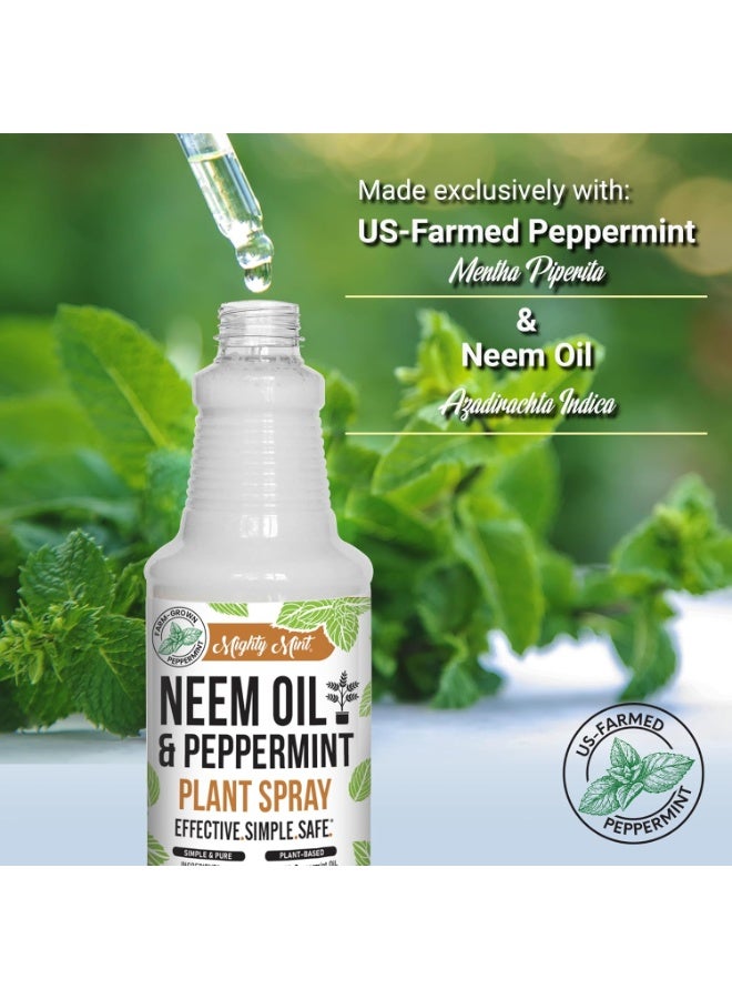 Mighty Mint Neem Oil & Peppermint Cold-Pressed Plant Spray, 16oz - Image 4