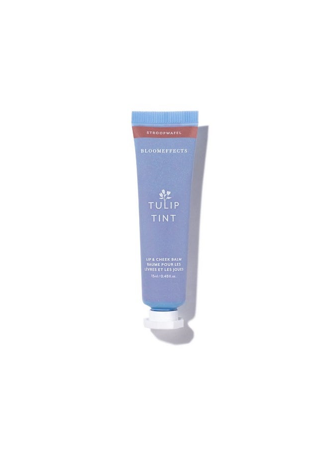 BLOOMEFFECTS - Natural Tulip Tint Lip + Cheek Balm Crueltyfree Nontoxic Clean Beauty (Stroopwafel) - Image 1