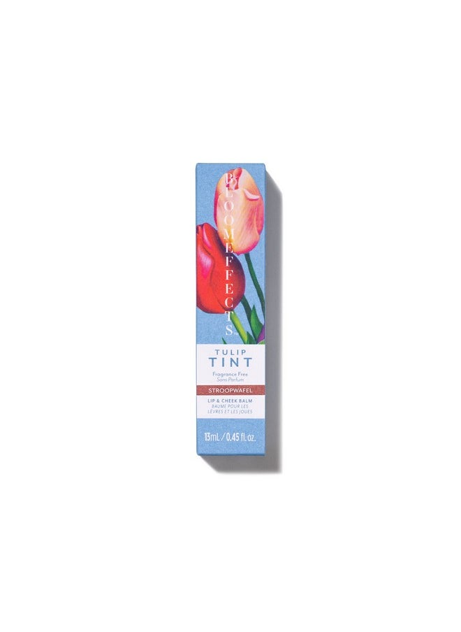 BLOOMEFFECTS - Natural Tulip Tint Lip + Cheek Balm Crueltyfree Nontoxic Clean Beauty (Stroopwafel) - Image 1